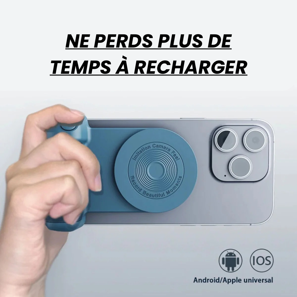 Batterie externe avec fonction appareil photo